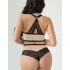 Высокие трусы стринги Kris Line LIME stringi high waist, Цвет: бежевый+лайм, Размеры: XL, изображение 4