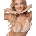 Кружевной бюстгальтер бралетт Mefemi KAYLA M bralette пудра, Цвет: пудра, Размеры: 95E, изображение 3