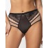 Трусы бразилиана Subtille ELZA brazilian, Цвет: черный+бежевый, Размеры: S