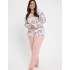 Хлопковая пижама Taro 2998/3021 GARDENIA, Цвет: чайная роза, Размеры: 2XL, изображение 3