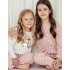 Пижама для девочек Taro 3040/3041/3050 CHLOE, Цвет: пыльная роза/белый, Размеры: 92, изображение 2