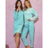 Женская пижама со штанами Taro 3217 ABI, Цвет: бирюзовый, Размеры: XL, изображение 3