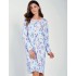 Ночная трикотажная сорочка Taro 3238/3261 GINNY, Цвет: голубой, Размеры: 3XL