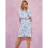 Ночная трикотажная сорочка Taro 3238/3261 GINNY, Цвет: голубой, Размеры: 3XL, изображение 2