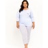 Пижама женская со штанами Taro 3240/3256/3257 ARIELLA, Цвет: светло-голубой, Размеры: 6XL, изображение 4