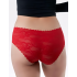 Кружевные бесшовные трусы слипы Julimex BELLIE CZERWONE, Цвет: красный, Размеры: S, изображение 3