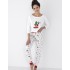 Пижама женская из хлопка Sensis LILLIAN, Цвет: белый, Размеры: M, изображение 4