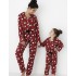 Женская пижама с брюками Sensis TIGGY, Цвет: красный, Размеры: M, изображение 2