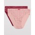 Набор трусов слипов Ysabel Mora 19011 MIDI (2 шт) розовый + бордовый, Цвет: розовый + бордовый, Размеры: S, изображение 5