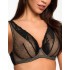 Бюстгальтер бралетт Bella Misteria BLACK SWAN soft bralette CZARNY-BEZOWY, Цвет: черный, Размеры: 65E