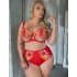 Трусы высокие Kris Line SWEETHEART briefs high waist, Цвет: красный+оранжевый, Размеры: M, изображение 3