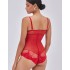 Боди из сетки и кружева Alles ADORE Body Red, Цвет: красный, Размеры: XL, изображение 2