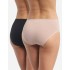 Набор хлопковых трусов Dim BODY TOUCH 0DFQ (2 шт) телесный и черный, Цвет: телесный/черный, Размеры: L/XL, изображение 2