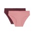 Набор хлопковых трусов Dim BODY TOUCH 0DFQ (2 шт) розовый и бордовый, Цвет: розовый/бордовый, Размеры: L/XL, изображение 3