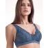 Комплект Lormar YOURBODY мягкая+бразилы You52314 pavone, Цвет: pavone (синий), Размеры: 85B, изображение 3