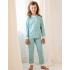 Хлопковая пижама для девочек Taro ABI 3273-3274-01, Цвет: бирюзовый, Размеры: 104, изображение 2