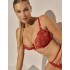 Кружевной мягкий бюстгальтер Kinga 1155-SC LOVE красный, Цвет: красный, Размеры: 90C, изображение 3