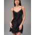 Сорочка короткая атласная Mia-Amore JOANNA 7310 черный, Цвет: черный, Размеры: S