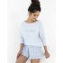 Хлопковая пижама Sensis ANGELA, Цвет: голубой, Размеры: L, изображение 3