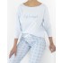 Женская пижама Sensis MARINA, Цвет: голубой, Размеры: M, изображение 3