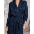 Халат из шёлка с вискозой Mia-Amore ENRIKA 4403, Цвет: темно-синий, Размеры: 2XL/3XL, изображение 4