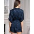 Комплект без пояса рубашка + шорты Mia-Amore ENRIKA 4407, Цвет: темно-синий, Размеры: XL, изображение 2