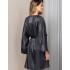 Атласный халат кимоно Mia-Amore ILONA 7543 графит, Цвет: графит, Размеры: 2XL/3XL, изображение 2