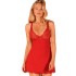 Бэби-долл с трусиками Obsessive LUVAE BABYDOLL красный, Цвет: красный, Размеры: S/M