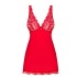 Бэби-долл с трусиками Obsessive LUVAE BABYDOLL красный, Цвет: красный, Размеры: S/M, изображение 3