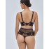 Кружевные высокие стринги Alles BOUDOIR stringi classic black, Цвет: черный, Размеры: S, изображение 4