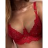 Кружевной бюстгальтер Kinga AMY 1179-SC красный, Цвет: красный, Размеры: 90C