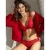 Кружевные трусики слипы MAT HANNAH F-0115-5 Red, Цвет: красный, Размеры: L, изображение 4