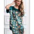 Шёлковая пижама со штанами Mia-Amore EMERALD 3781, Цвет: изумрудный, Размеры: 2XL, изображение 5