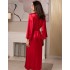 Длинный шёлковый халат Mia-Amore BEATRIS 4509, Цвет: красный, Размеры: 4XL/5XL, изображение 2
