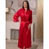 Длинный шёлковый халат Mia-Amore BEATRIS 4509, Цвет: красный, Размеры: 4XL/5XL, изображение 3