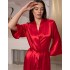 Длинный шёлковый халат Mia-Amore BEATRIS 4509, Цвет: красный, Размеры: 4XL/5XL, изображение 4
