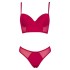 Комплект Sielei LITTLE SHINE 76187 бюстье+бразилиана rosso, Цвет: rosso (красный), Размеры: 80B, изображение 2