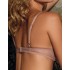 Комплект Sielei FLOWER LACE 76347 пуш-ап + бразилиана tortora, Цвет: tortora (кофе), Размеры: 85B, изображение 4