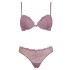 Комплект Sielei ROSES LACE 76243 пуш-ап + стринги malva, Цвет: malva (лиловый), Размеры: 70B, изображение 2