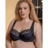 Полумягкий бюстгальтер с подкроем Albina L AFINA 8090 черный, Цвет: черный, Размеры: 85F, изображение 2