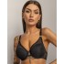 Бюстгальтер с тонкой перемычкой Kris Line CHOICE bralette plunge, Цвет: черный, Размеры: 70G, изображение 3
