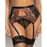 Пояс для чулок Kris Line FLAMENCO suspender, Цвет: черный, Размеры: S