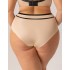 Трусы высокие Kris Line ORIENTAL high waist, Цвет: бежевый+черный, Размеры: M, изображение 2 Трусы высокие Kris Line ORIENTAL high waist, Цвет: бежевый+черный, Размеры: M, изображение 2