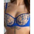 Мягкий бюстгальтер балконет Kris Line SUMMER NIGHT halfcupsoft, Цвет: кобальт, Размеры: 65F