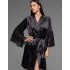 Халат с кружевным рукавом Mia-Amore EMMA 7473, Цвет: черный, Размеры: 2XL