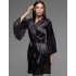 Халат с кружевным рукавом Mia-Amore EMMA 7473, Цвет: черный, Размеры: 2XL, изображение 3