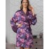 Короткий халат-кимоно Mia-Amore KAMEYA 4453, Цвет: сливовый, Размеры: 2XL/3XL