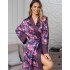 Короткий халат-кимоно Mia-Amore KAMEYA 4453, Цвет: сливовый, Размеры: 2XL/3XL, изображение 2