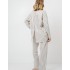 Хлопковая пижама с брюками Aruelle SERAPHINE, Цвет: кремовый, Размеры: 2XL, изображение 3