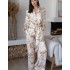 Пижама с широкими брюками Mia-Amore AMELY 5075 молоко, Цвет: молоко, Размеры: S